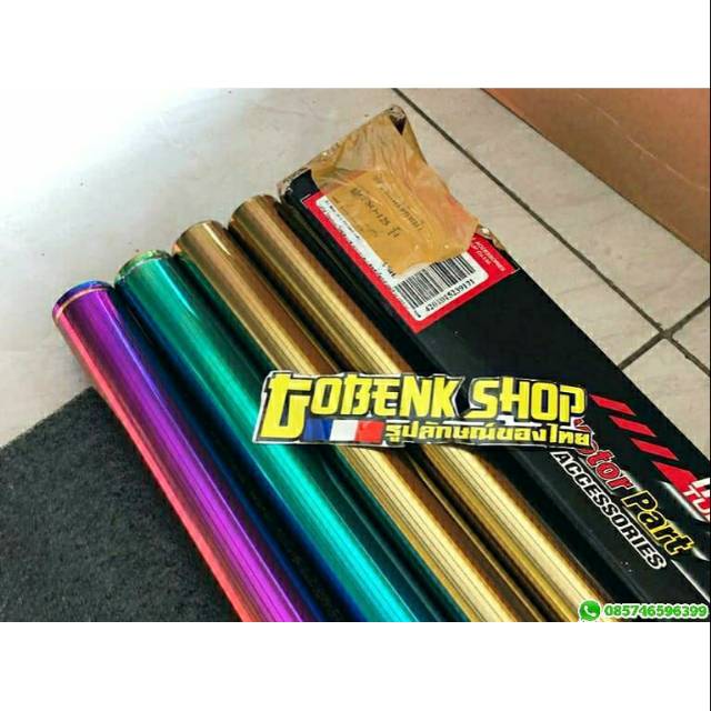 AS SHOCK 26 RAINBOW POLOS DAN GOLD MATIC HONDA YAMAHA UNIVERSAL ORIGINAL THAILAND