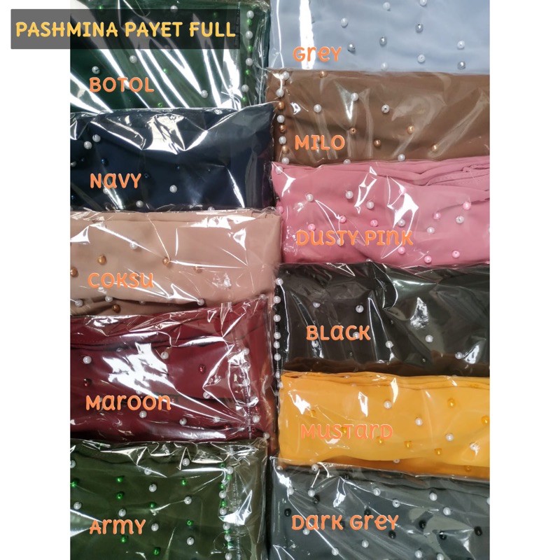 PASHMINA PAYET FULL