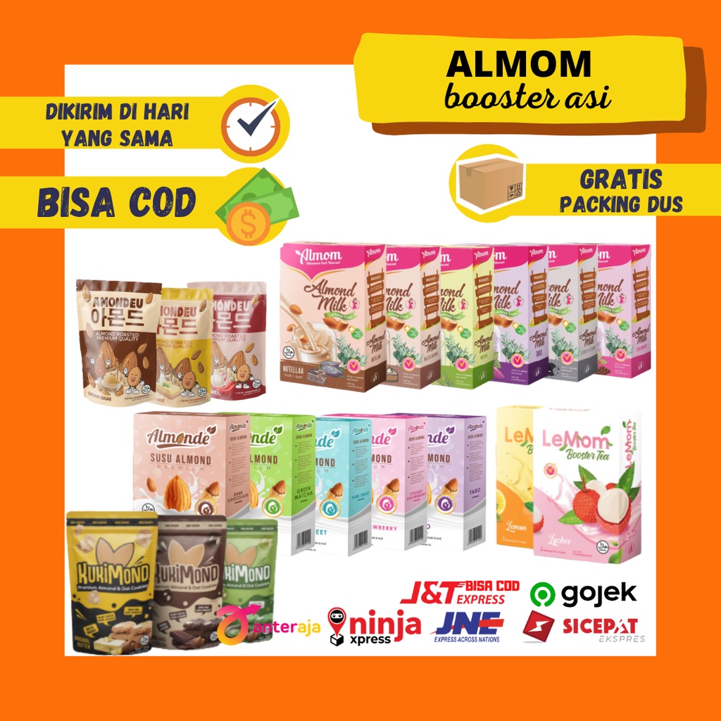 Almom dan Lemom Tea Pelancar Asi Booster dari Yummy Susu Almond