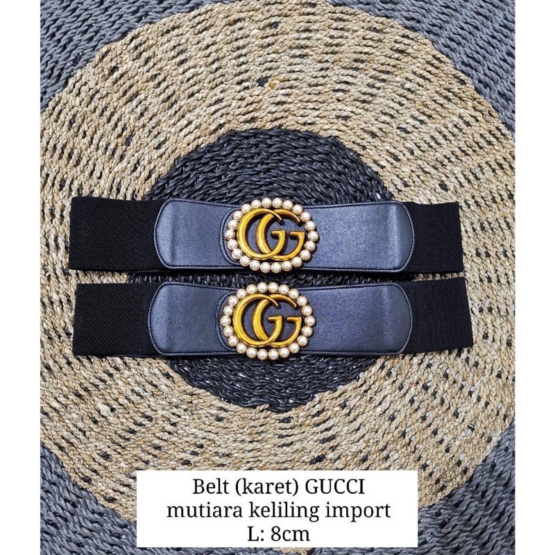 ikat pinggang gucci premium paling laris belt gucci mutiara warna hitam belt wanita best seller
