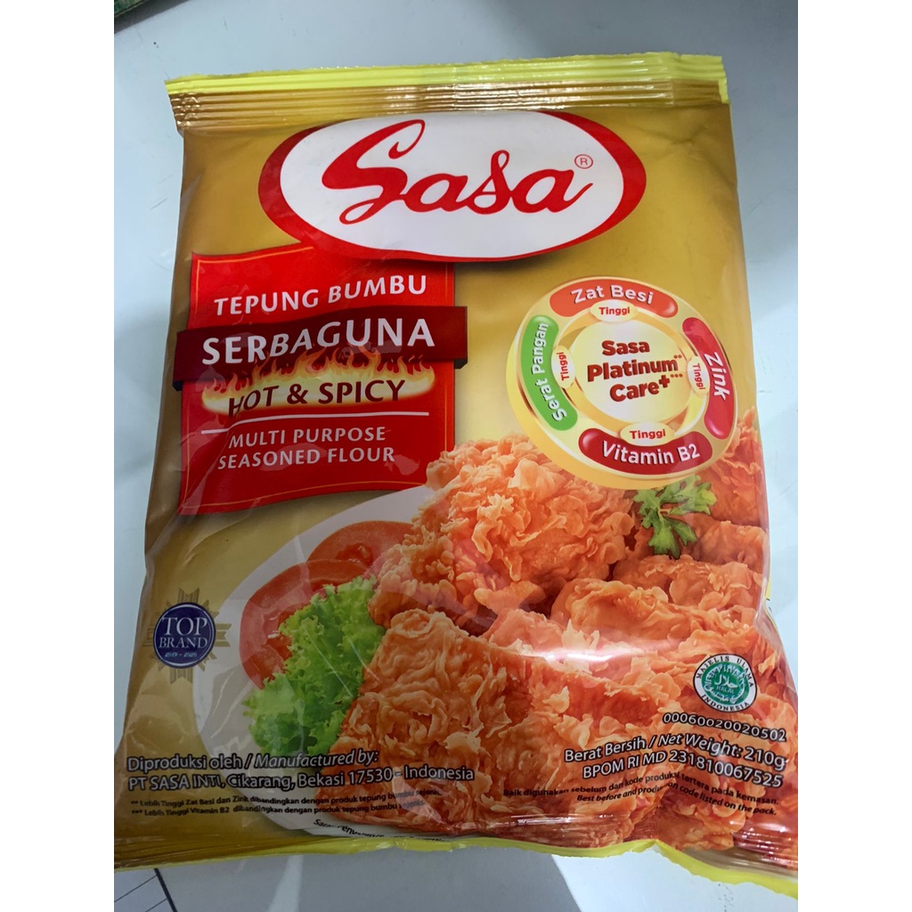 

Sasa Serbaguna Hot&Spicy 210 G
