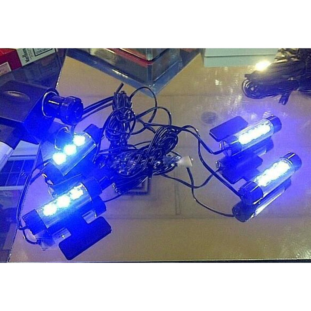 Cuci Gudang LAMPU LED KOLONG KABIN MOBIL INTERIOR DASHBOARD FOOTSTEP MOBIL ISI 4PC