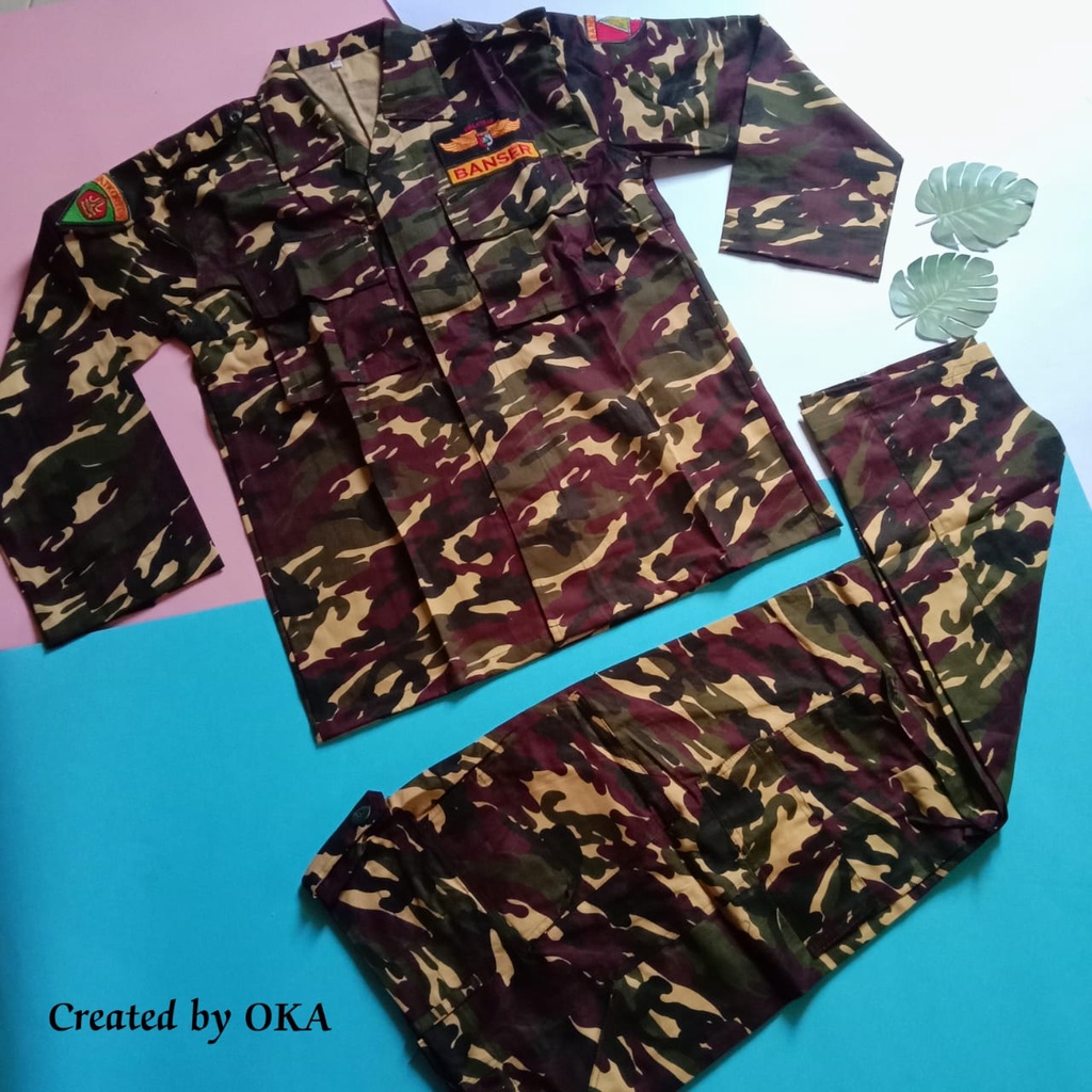 Seragam PDL Banser premium (twill)