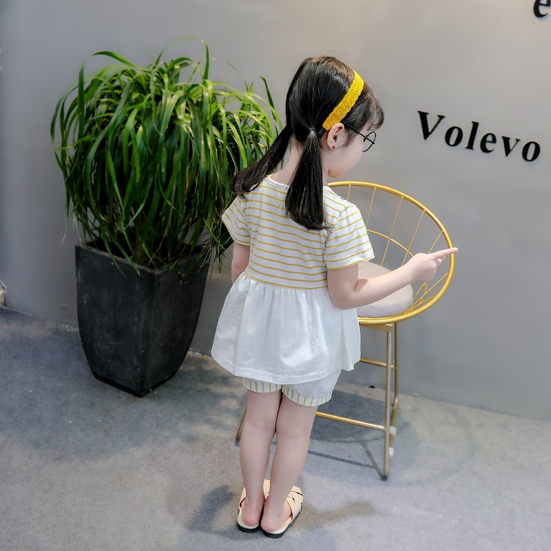 KF CAT Baju Setelan Anak Cewek/Set Pakaian Anak Perempuan Bahan Cotton Korea Style Import-4