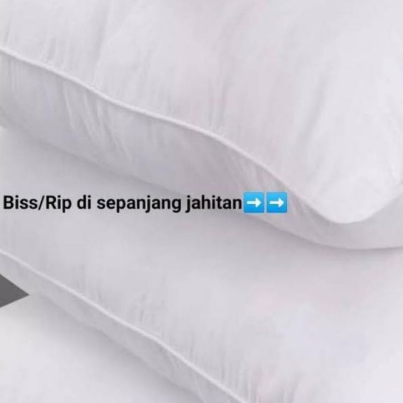 2 Bantal 1 Guling Kirana Hollow silikonized Fiber Bantal Tidur kepala Hotel Bantal Guling Set