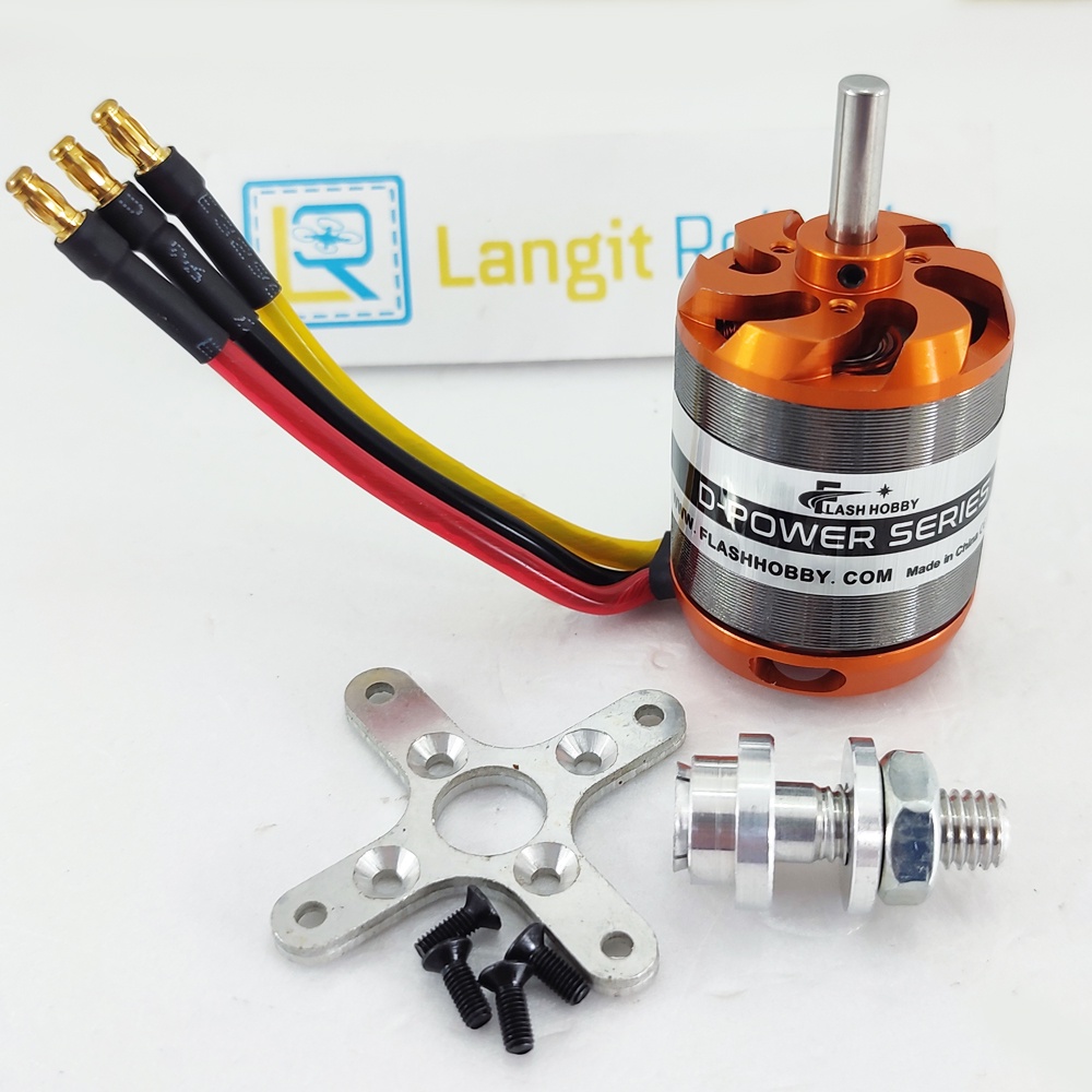 Motor Brushless FlashHobby D3548 900KV 3548 900 KV Flash Hobby