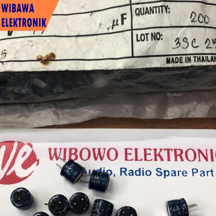 Capacitor elco 47uf-6,3v BP 47uf 6.3v 6,3v BP wbwele88 Berkualitas