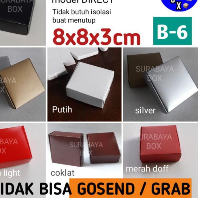 

✳ ISI 36 KOTAK AKSESORIS B-6 TEMPAT SOUVENIR PILLOW BOX KARDUS BUNGKUS KADO ☇