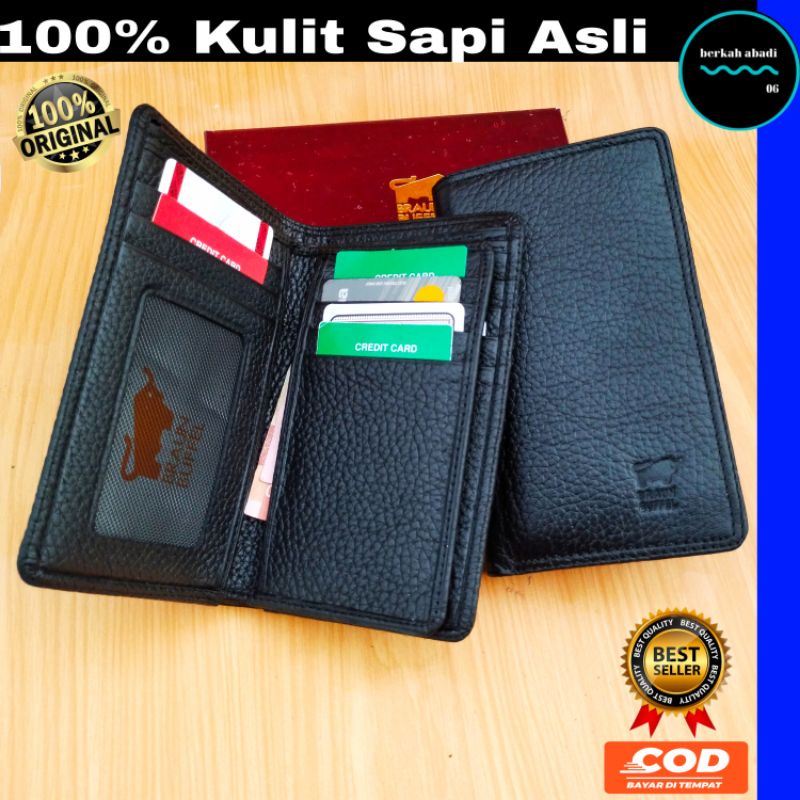 Dompet Memanjang 3/4 Kulit Asli Original