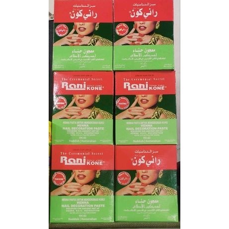 Rani Nail Henna Pacar kuku Original Saudi Arabia