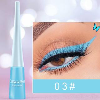 Eyeliner Gel Cair Warna Hijau Kuning Ungu Biru 