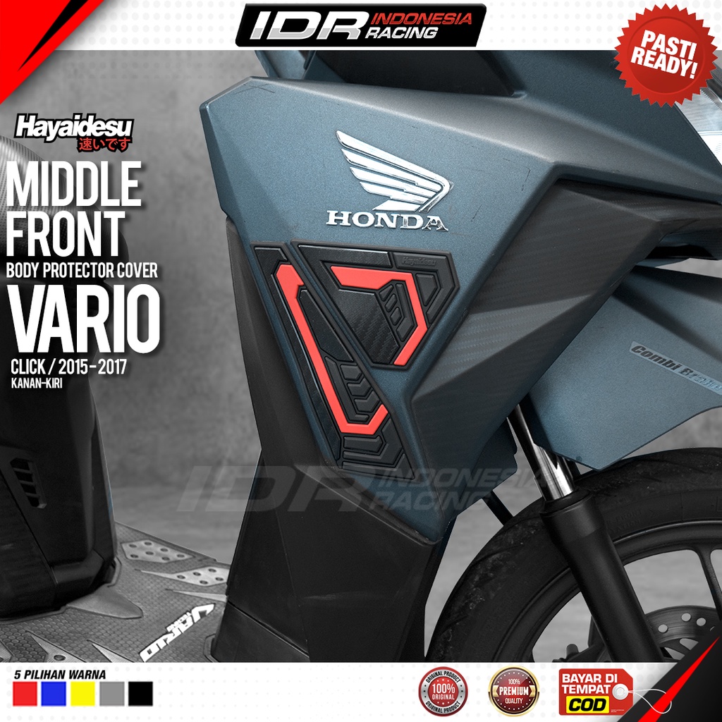 VARIO FI Click 2015 2017 125 150 Body Protector Middle Front Cover Hayaidesu Aksesoris Honda