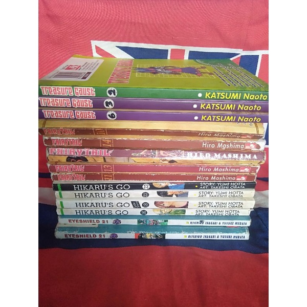 Komik Treasure Katsumi Naoto, Fairy Tail, Hikaru's go, Eyeshield 21