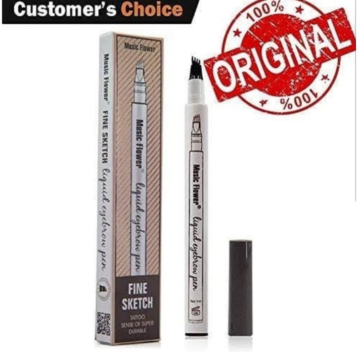 ORI100% Music Flower Waterproof Microblading Liquid Eyebrow tatto pen - MFE