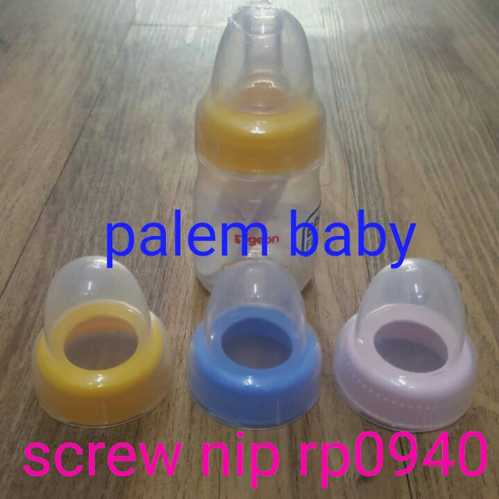 pigeon tutup botol susu scrow cup nipple cover wide slim/tutup+ring saja