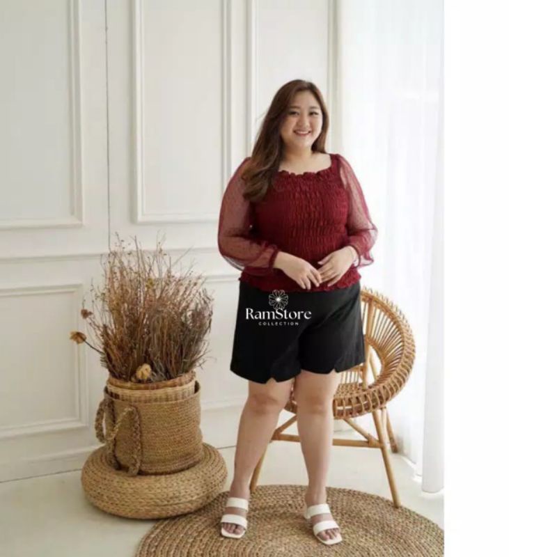 Sabrina Shopia/Baju Sabrina Wanita Korea/Baju Sabrina Jumbo