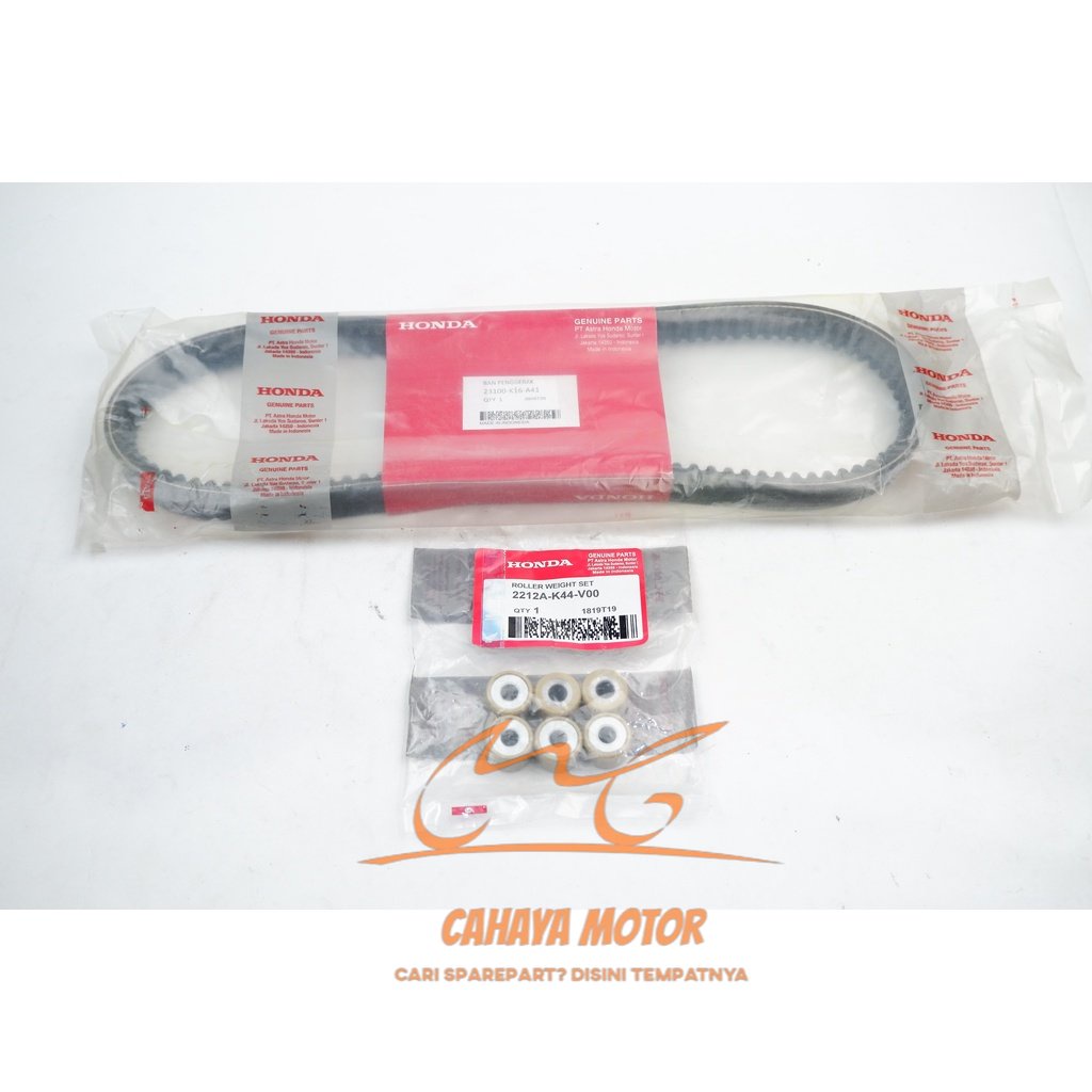 VAN BELT + ROLLER V-BELT / HONDA SCOOPY FI ESP NEW - K16