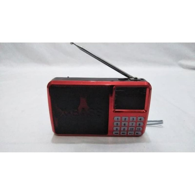 Speaker Radio Mini multifungsi Fleco S828LED/ Speaker radio mini Flec