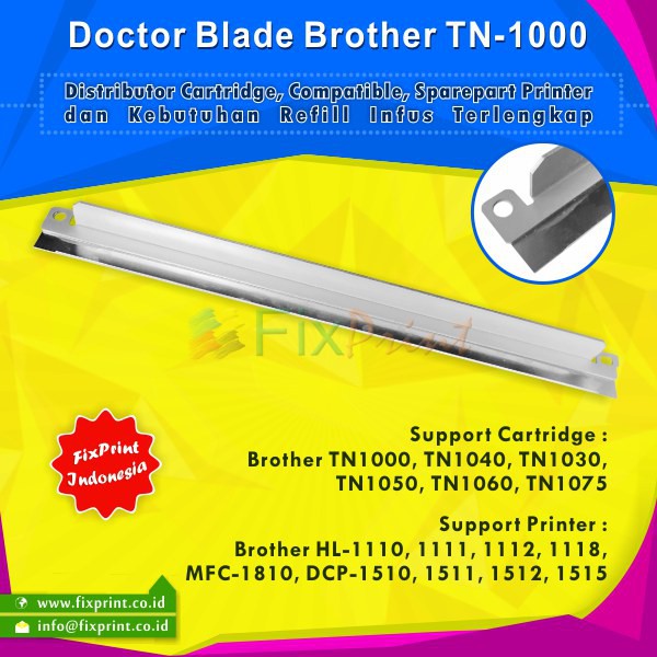 Doctor Blade Brother tn-1000 tn1000 TN1040 TN1030 TN1050 TN1060 TN1075,  Murah