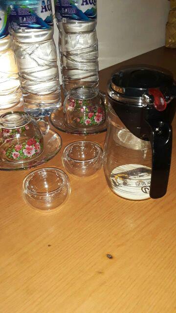 Teko Kaca Glass Teapot With Infuser 750ml