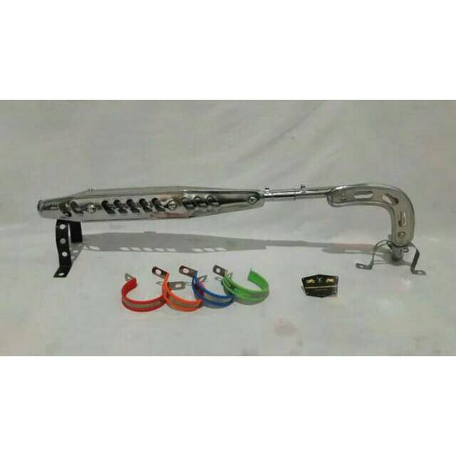 Knalpot Scrambler c70 Bebek Dan Win Grand Astrea