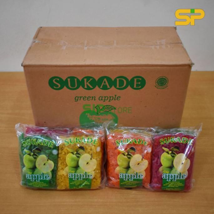 

SUKADE APPLE MIX 10kg / Manisan Pepaya / Hiasan Kue / Manisan Buah ---NEW---