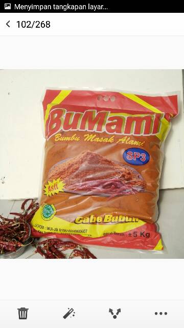 

KTr190 5 Kg SP3 Halus, BuMami Cabe Bubuk