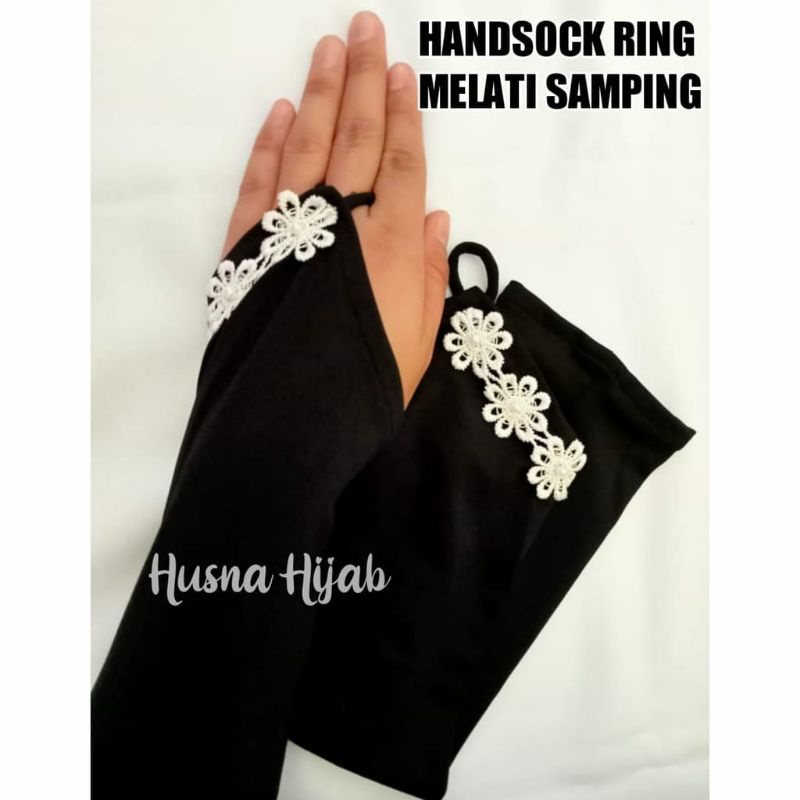 [HUSNA COLLECTION] Handsock Cincin Melati Samping / Handsock Melati