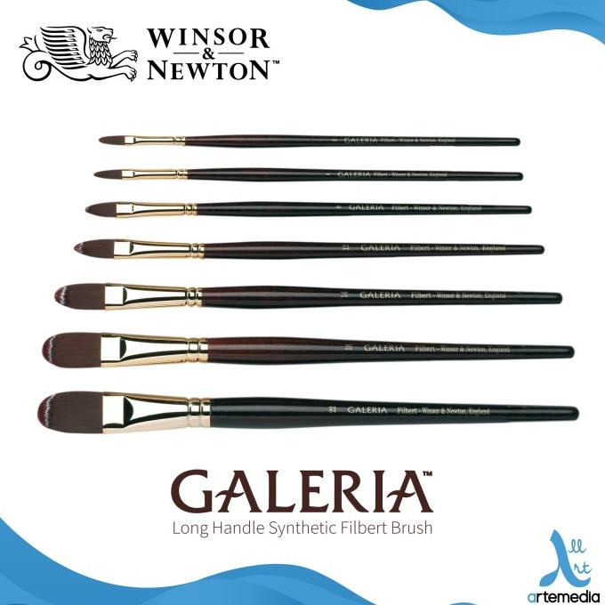 

Kuas Lukis Winsor & Newton Galeria Filbert Synthetic Brush Long Handle