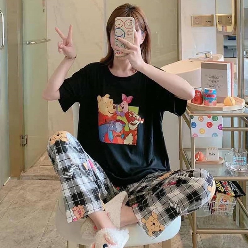 Setelan piyama CP oversize import murah / piyama import termurah-DT . K