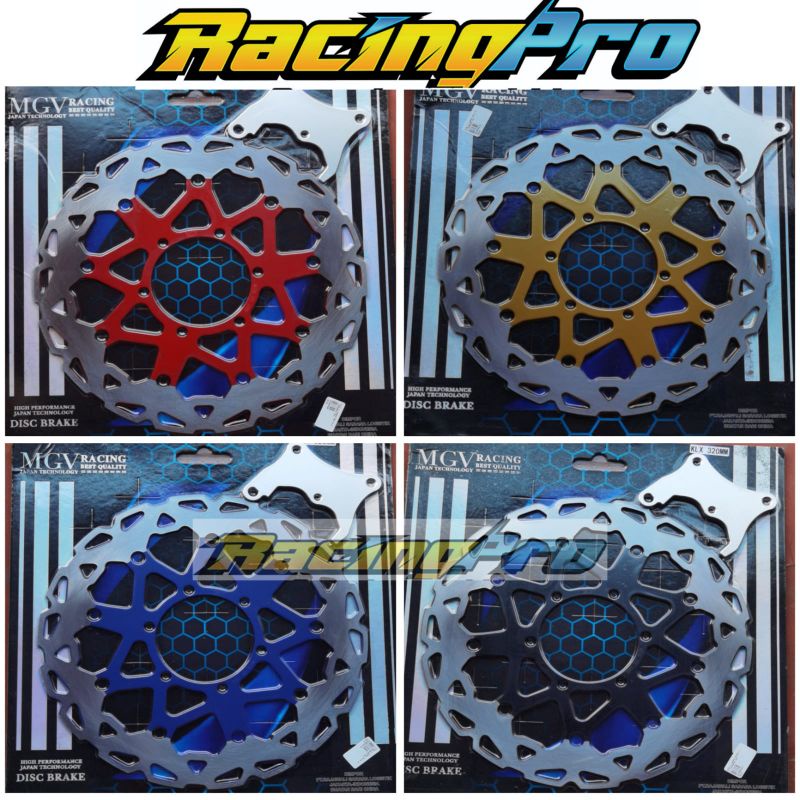 DISC PIRINGAN CAKRAM DEPAN KLX D TRAKER 320MM SUPERMOTO MGV MODEL THOR
