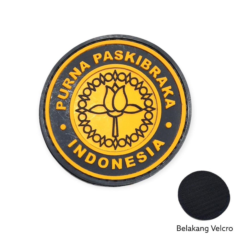 Patch Rubber Logo Purna Paskibraka Indonesia