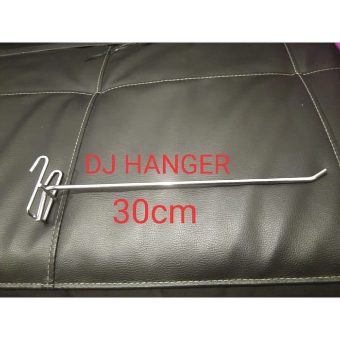 Single Ram 30cm besi chrome tebal gantungan cantolan aksesoris display