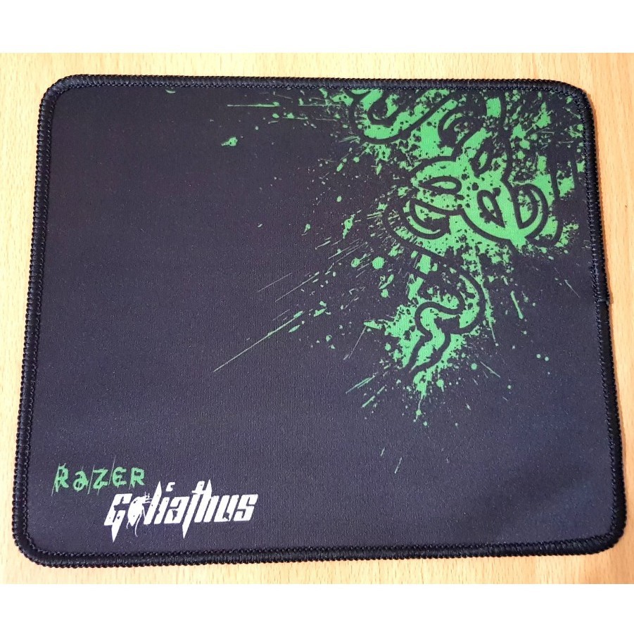 MOUSEPAD MOUSE PAD GAMING GAMER MOTIF RAZER UKURAN 29 x 25 TYPE SPEED EDITING GAMING FPS MURAH