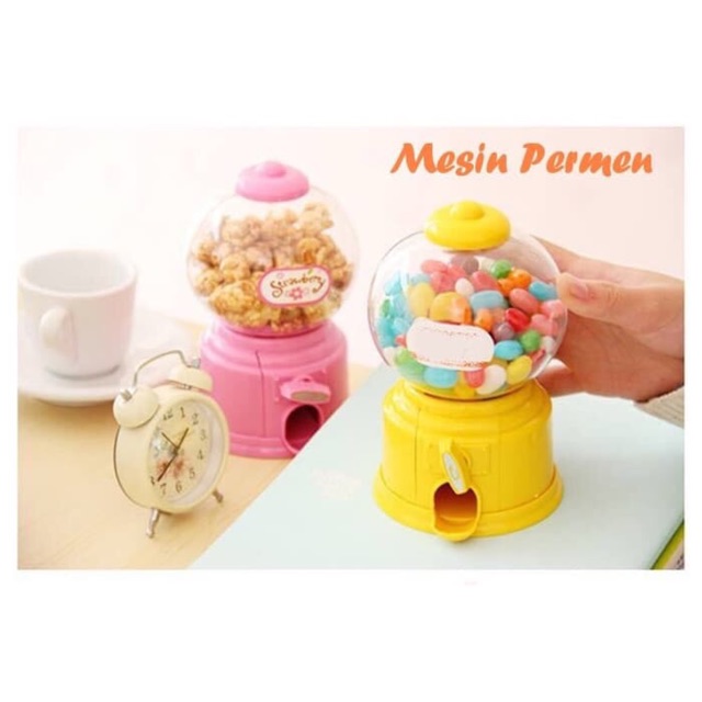 Mini mesin permen candy machine toples permen unik ok  good quality