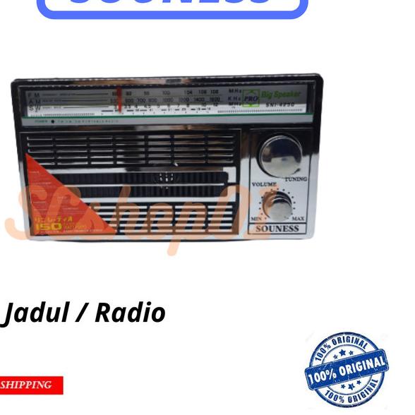 ⅎ Radio Jadul SOUNESS SNI-4250 RADIO AM FM (Radio Klasik) ✶