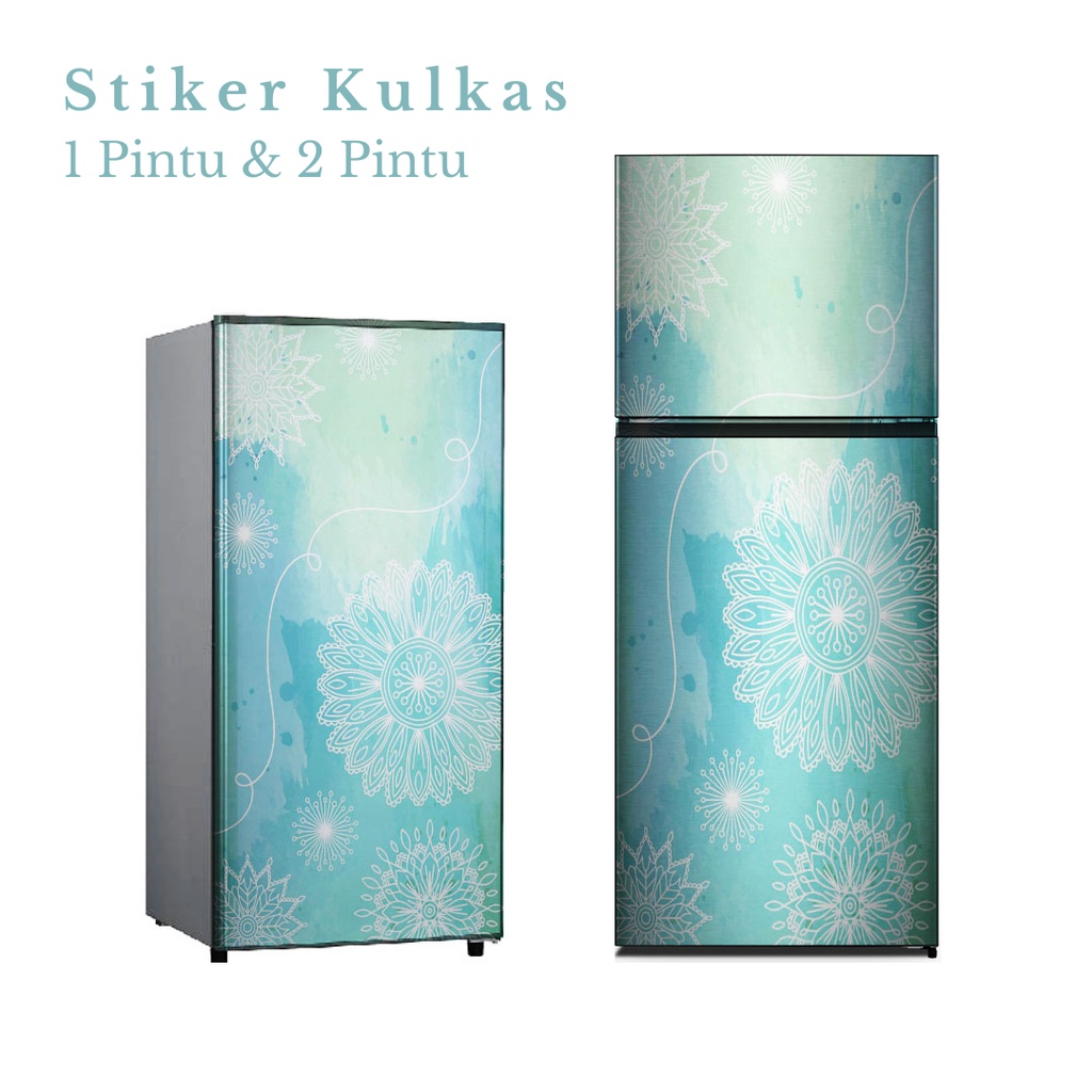 Stiker Kulkas 1 Pintu dan 2 Pintu motif Minimalist Kode MT-10 - FX