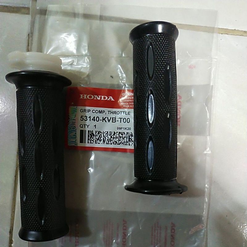 KDM_24 Handgrip Handfat Karet Stang Vario 110 Techno Beat Karbu Scoopy Spacy Lama-KODE KVB