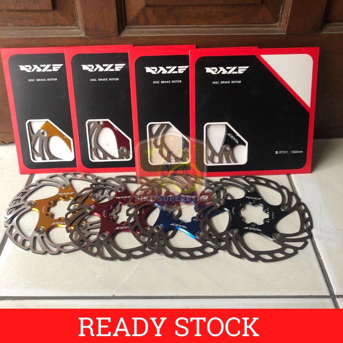 Rotor Floating Disc Brake Piringan Cakram 6 Bolts Sepeda 160mm Raze Lipat MTB Balap BMX