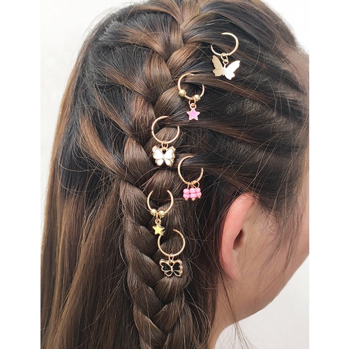 LRC Aksesoris Rambut Fashion Butterfly Butterfly Acrylic Alloy P3470X