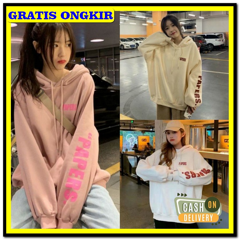 Sweeter Hodiee Couple Pasangan Switter Hoodie Oversize Cople Suwiter H Papers Sweater Hoodie Fleec