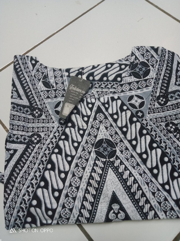 Trolistore Size M L Grosir Grup Batik Wanita Cewek Lengan Pendek Atasan Blouse Motif Bwa