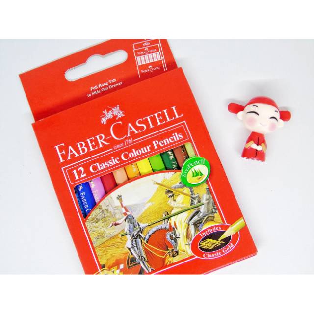 

PENSIL WARNA FABER-CASTELL CLASSIC 12's PENDEK