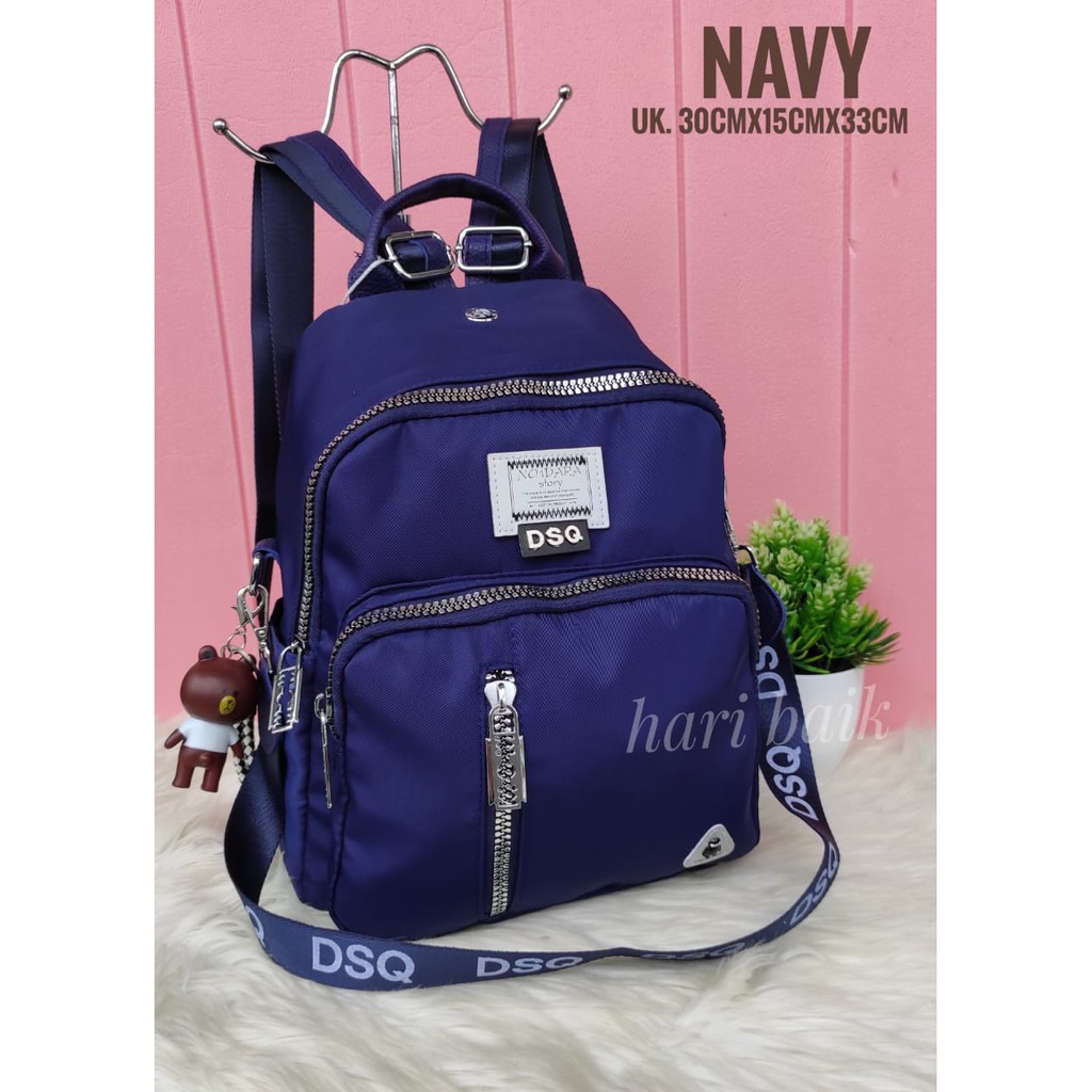 RANSEL WANITA IMPORT 2IN1 DSQI 10#