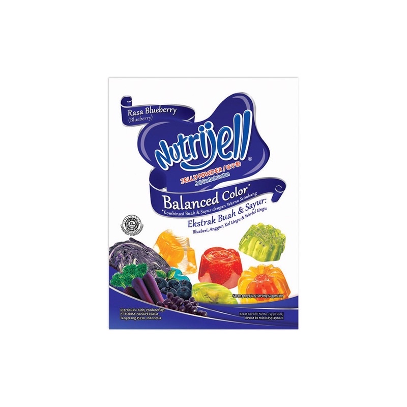 

Nutrijell Balanced Color ( Blueberry , Delima , Sirsak ) , bahan buat jelly art