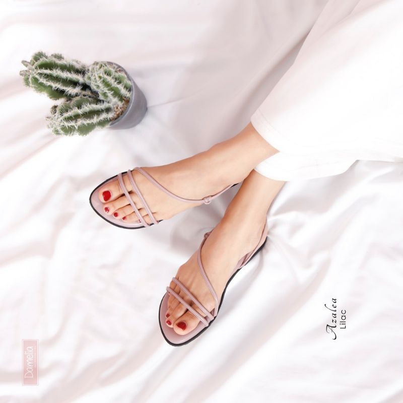 Damelia AZALEA SANDAL lilac super empuk