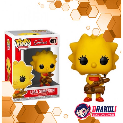 Toys Funko Pop! The Simpsons - Lisa Simpson with Saxophone