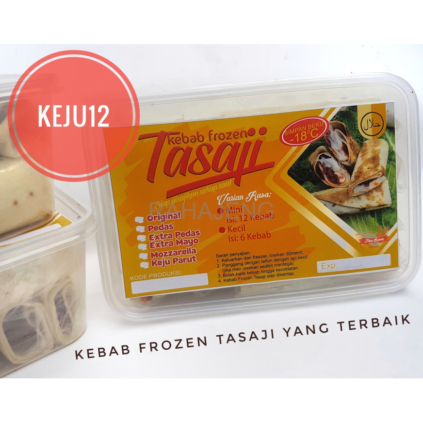 

Kebab Frozen Keju isi 12pcs - Original