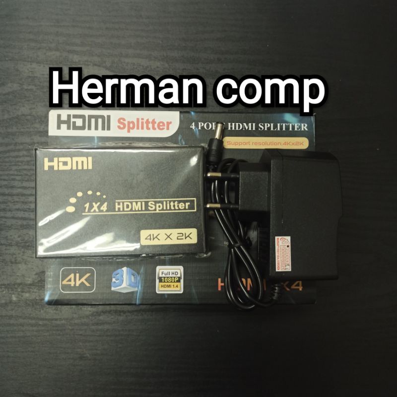 HDMI SPLITTER 4 PORT FULL HD 1080p 4K X 2K HDMI 1x4