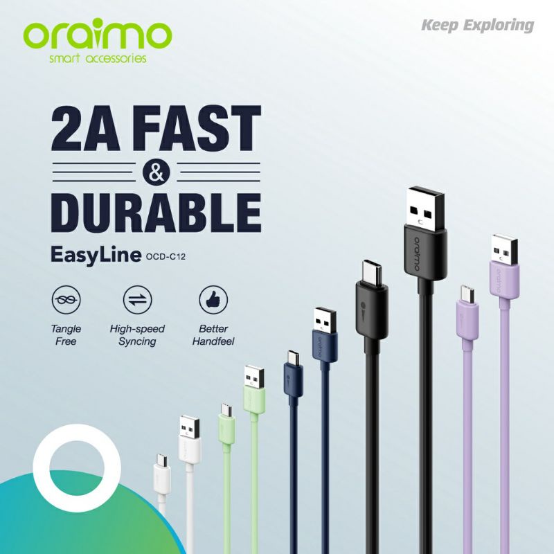 Oraimo Kabel data / Data Cabel Type C OCD-C12